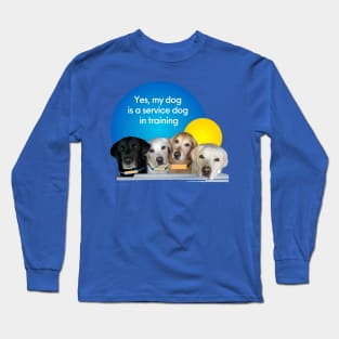 Yes My Dog Is a PIP Long Sleeve T-Shirt